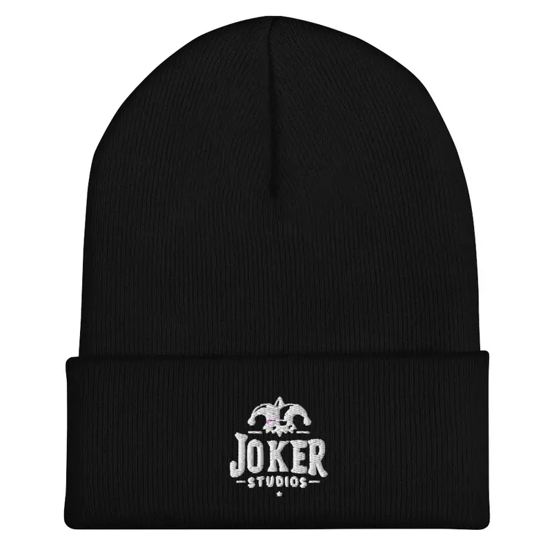 White Logo on Black Beanie